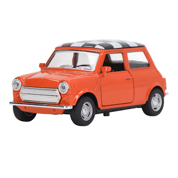 1/32 Vetopelattava auto Simuloitu Söpö Seosajoneuvomallilelu Avattavilla Ovilla Automallikeräilyyn Koriste-esineisiin Oranssi