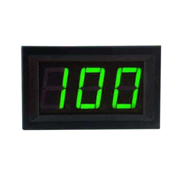 Digital Voltmeter 0.56in 3-leder spændingsmåler tester LED-display 0-100V tilbehør grøn