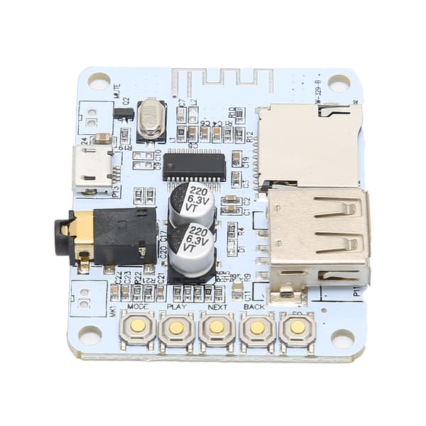 Bluetooth 4.1 Lydmottakermodul Tapsfri Bilhøyttaler Effektforsterkermodul Modifisert