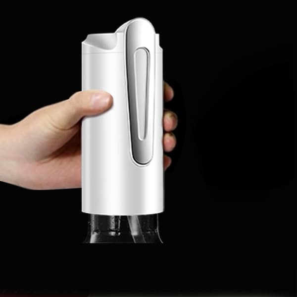 Vattendispenser ABS Elektrisk USB Intelligent Kvantitativ Spraylack Dryckespump för Utomhus Silverfärgad