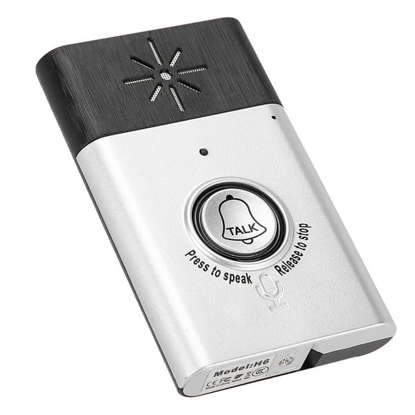 Bærbar Tovejs Stemme Intercom Trådløs Dørklokke Interfon System - 2.4GHz