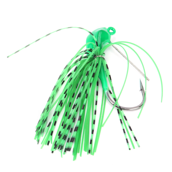 Willow Leaf Spinnerbait Anti-hengende bunnfiske lokke Spinner agn for fersk havabbor, grønn