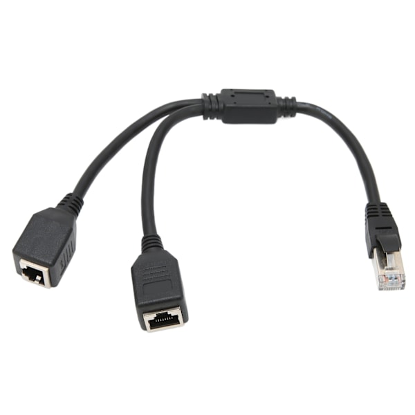 RJ45 Ethernet Adapter Kabel Forlengelse 1 til 2 Port Utmerket Tilkobling Overføring Godt Signal Ethernet Socket Adapter