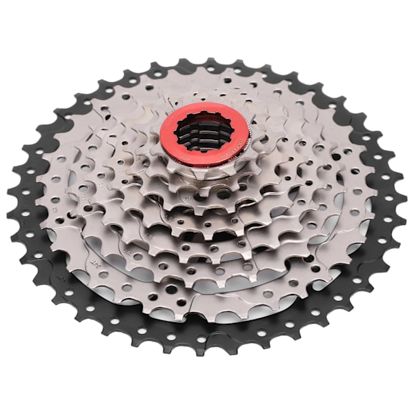 Cykel Freewheel Cassette Tandhjul 8 Speed ​​11‑40T Cykeludskiftningstilbehør Sølv Sort