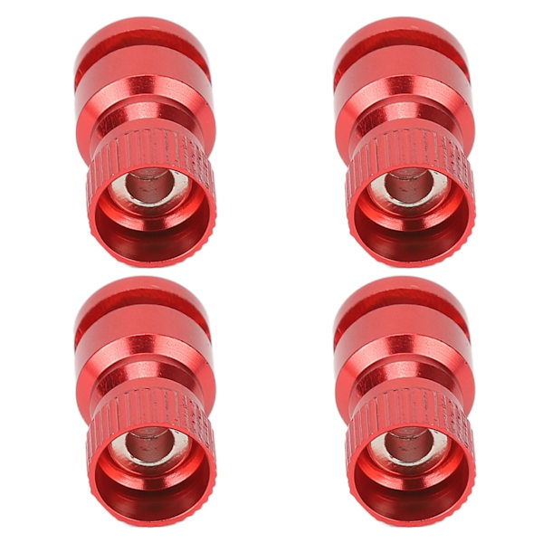 4 st RC Karossfäste Kolumn Hål Lokalisator Aluminiumlegering för PC PVC Fjärrkontroll Bilskal Röd