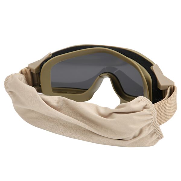 6003 Tactics Windproof Military Glasses Desert Goggles för CS Training Jungle Fieldkhaki