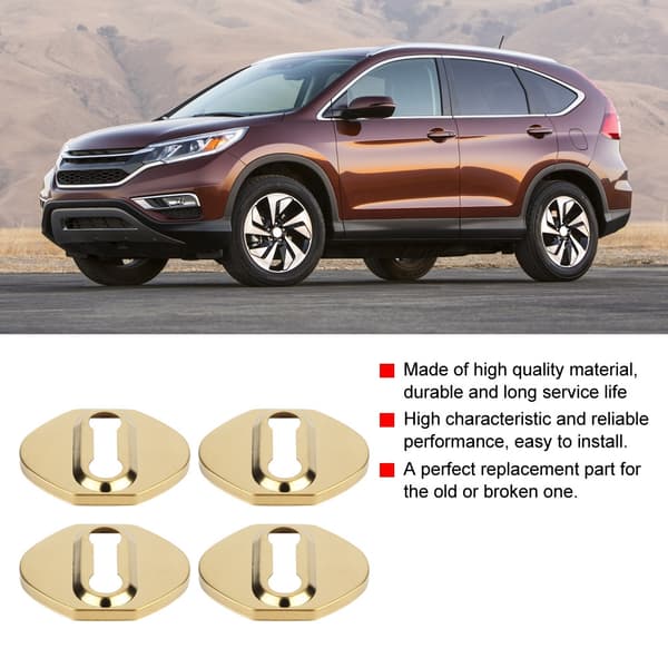 4 st Bildörrlåsskydd för Honda CRV 2012 2018 Guld