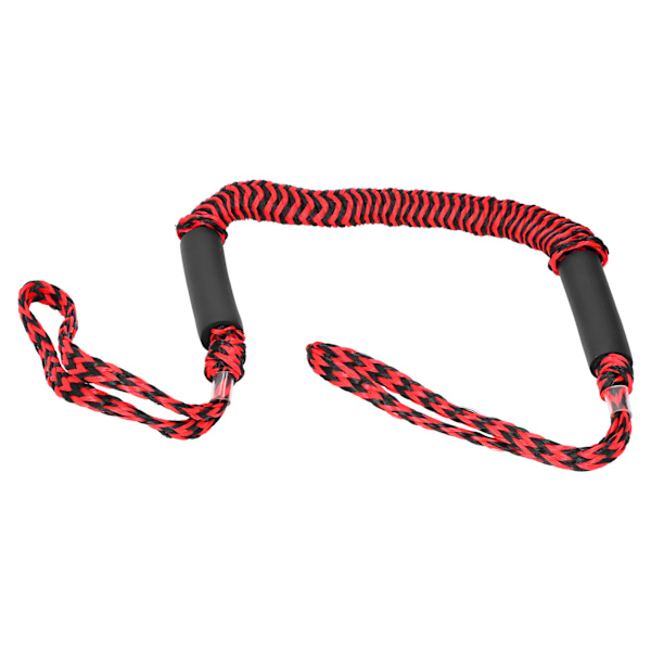 Boat Bungee Dock Lines Elastinen Wharf Rope PE Joustava kiinnitys Marine Boat Bungee Rope Punainen ja musta aaltoilu