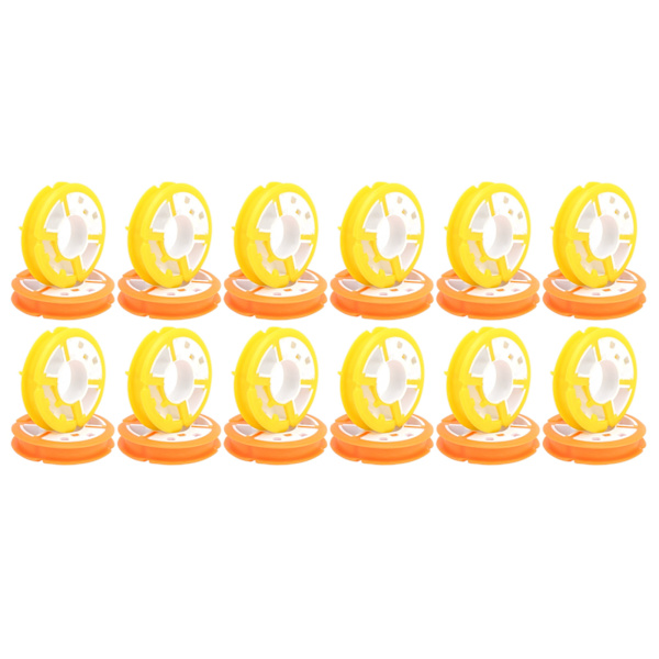 2 boks 8-akset/12-akset fiskesnøreviklingsbrett Oppbevaringsspole Hovedaksel Spoleboks 12-akse