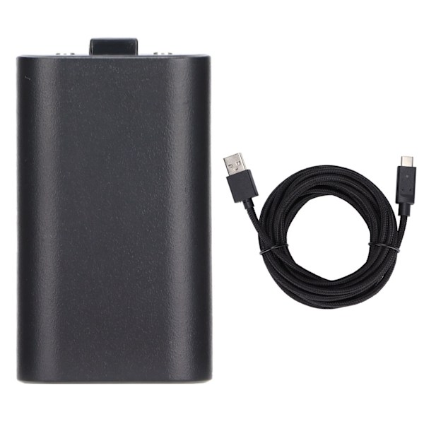 Oppladbart batteri for Xbox One-kontroller 1400mAh Erstatnings Lithium Ion-batteri for Xbox One trådløs kontroller