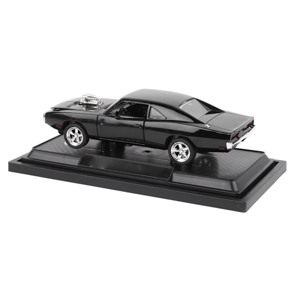Bilmodell 1:32 skala RT Diecast leksaksbil för barn och vuxna födelsedagsfestgåvor blank svart