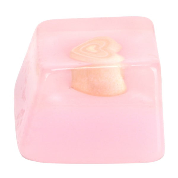 Hantverkare Resin Tangentbordsknappar, Korrosionsbeständiga, Universellt Mekaniskt Tangentbord Tillbehör (Rosa Hjärta)
