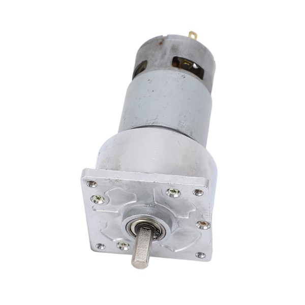Vaihteistomoottori DC 24V 3.8A Nopeudenvaihde Itselukittuva Kääntyvä Madonvaihteinen Moottori Koneelle 100RPM 9.6KG·FCM