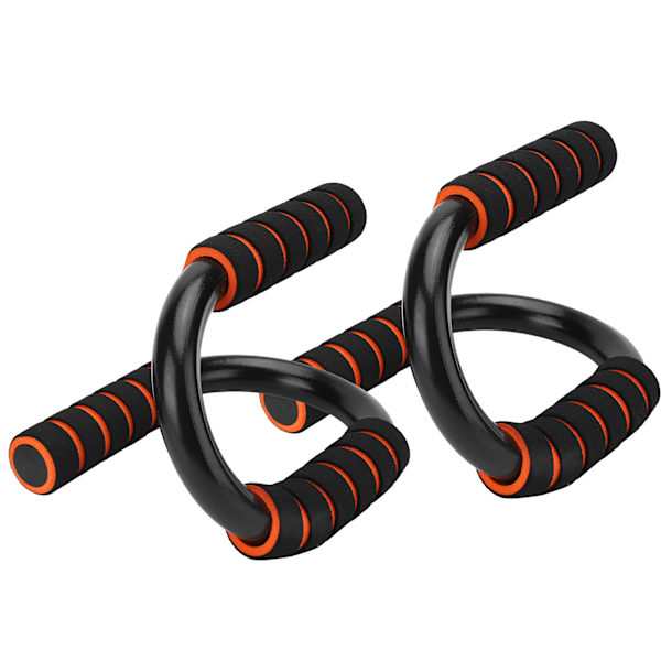 1pari/ set S-tyypin push-up-jalusta Body Building Fitness Push Up -tangot vaahtomuovipehmustetuilla kahvoilla