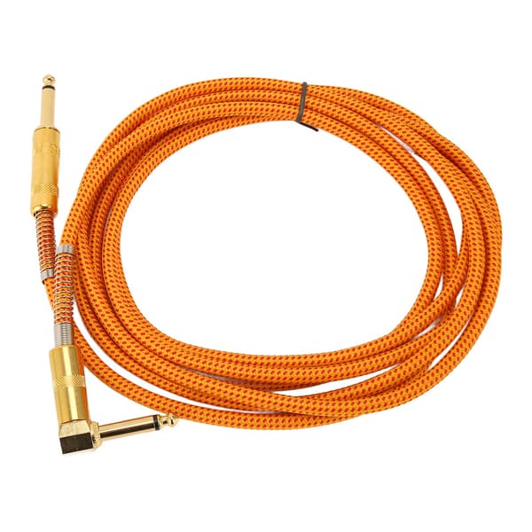 1/4 tums instrumentkabel rak 6,35 mm hane jack stereoljud gitarrkabel basförstärkarkabel för elgitarr basgitarr 9,8 fot