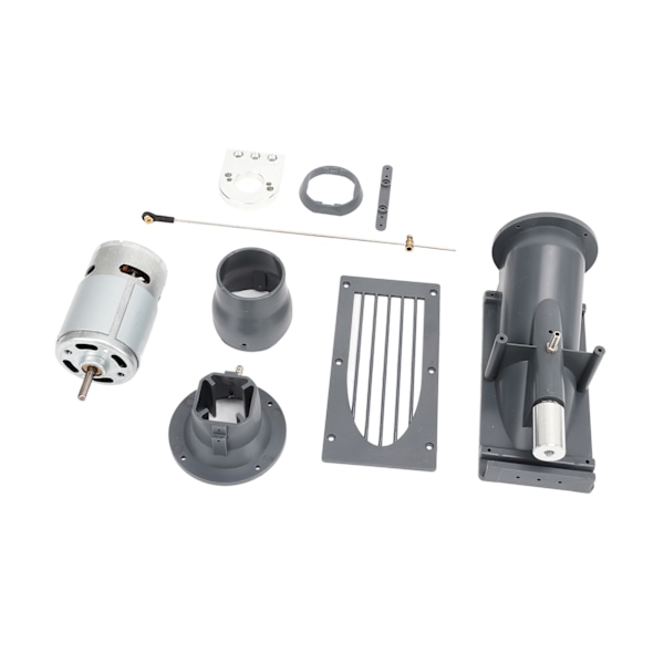 40 mm RC båtjetpumpe thruster RC båtthruster jetpumpesett med 775 børstet motor grå