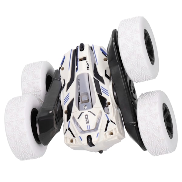 2,4G Dubbelsidig Fjärrstyrd Driftbil 360 Grader Rotations RC Stuntbil Leksak för Barn Vit