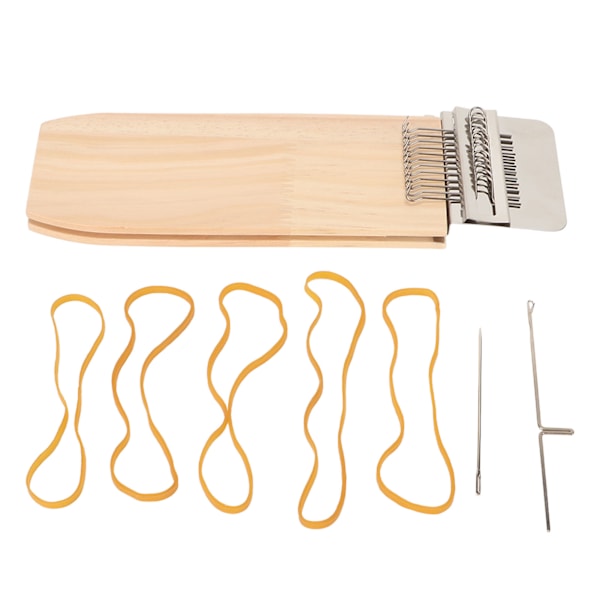 Mini stickmaskin liten enkel operation vävmaskin handstickning maskin för hemmet
