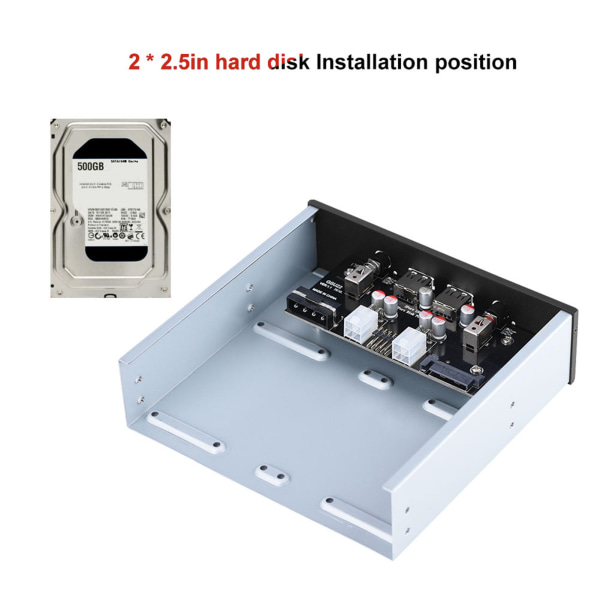 Power Strömbrytare Hårddiskväljare SATA Drive Switcher för stationär PC-dator