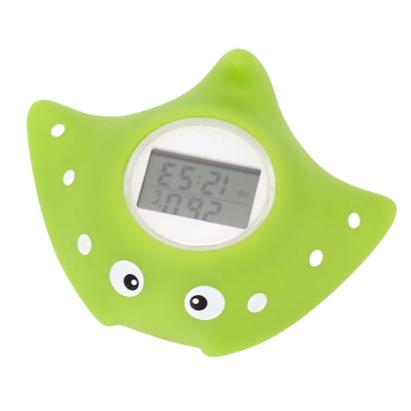 Babybadtermometer Alarm LCD-skärm Fiskformad Vattentät 0‑60 Grader Celsius Vattentemperaturtestare