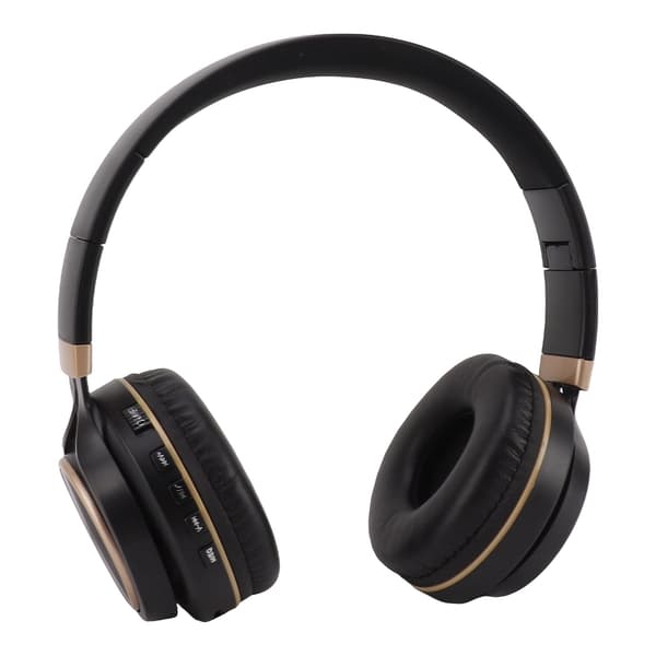 Trådløst headset Bluetooth 5.0 dyb bas stereolyd 200mAh trådløse Bluetooth-hovedtelefoner til sport sort
