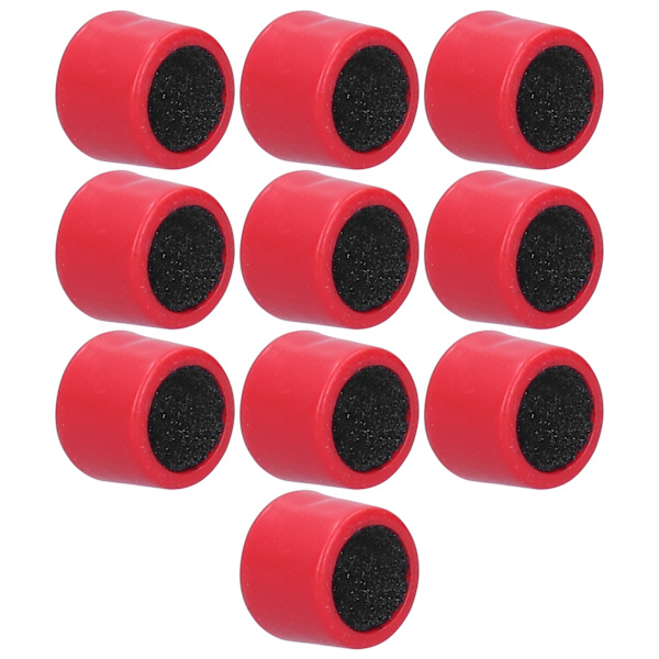 10 stk Snooker Billiard Pool Cue Tips Shaper Dobbeltsidet polermaskine Burnisher Trimmere