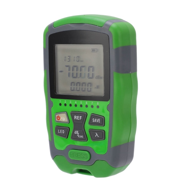 Optisk fiber effektmåler ‑70~+10dbm digital display optisk kabeltester testverktøy