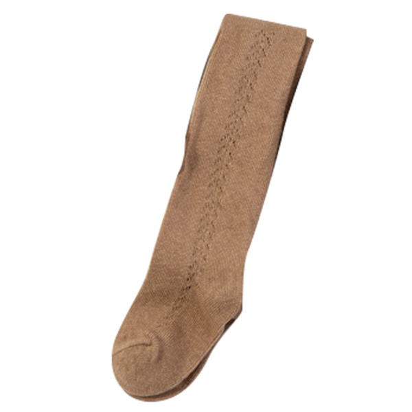Baby Leggings Hollow Out Bekväma Mjuk Bomull Varm Andningsbar Elastisk Midja Khaki för Vår Sommar L (ca 3-5 år gamla)