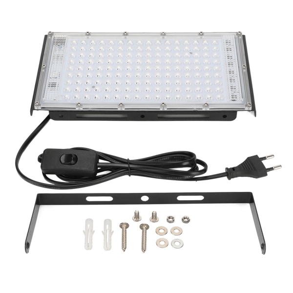 200W LED-kasvikasvatuslamppu IP65 vedenpitävä 144 lamppukuulaa energiansäästöinen Quantum Board -kasvivalo EU-pistoke 180-240V