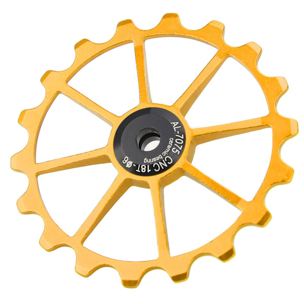 MEIJUN 18T Mountainbike Keramiskt lager Aluminiumlegering Bakväxelremskiva Hjul Guld