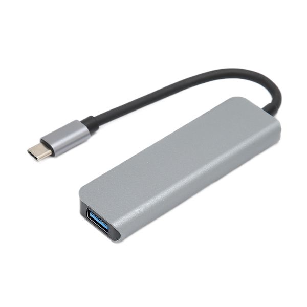 Udvidelsesdock Multifunktionel Mini Aluminiumlegering 4 I 1 Multi Splitter Dockingstation til Bærbare Computere