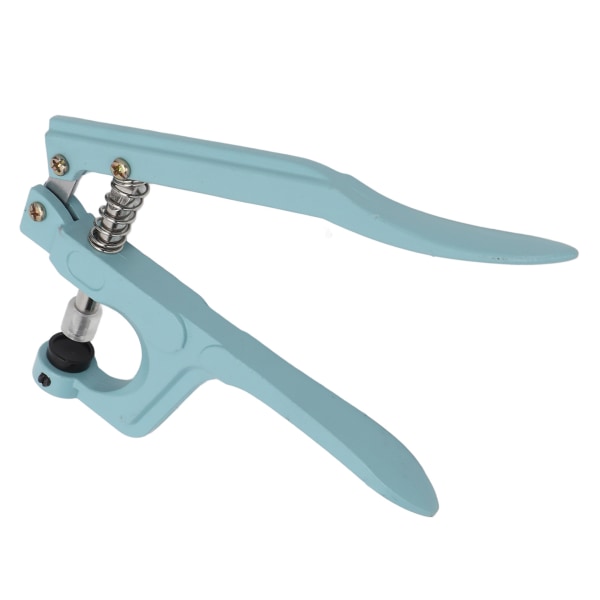 Genomföring Maskin Handpress ansträngning Sparande aluminium Enkel hantering Genomföring Öljet verktygssats för Punch Craft DIY Blue