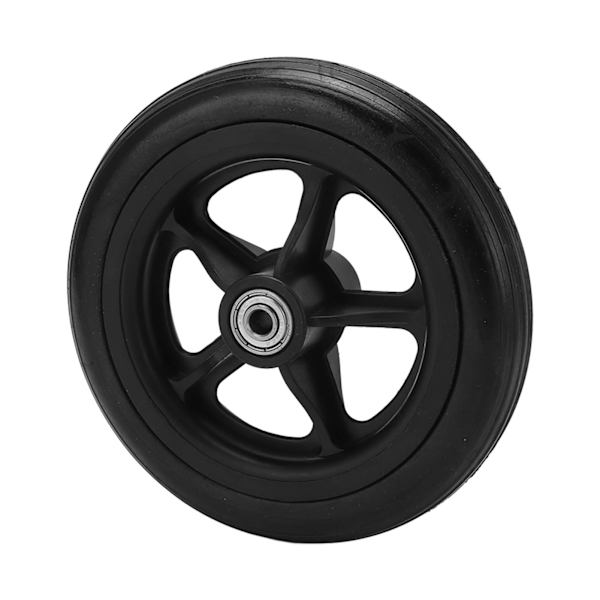 Rullstols Hjul 163mm PU Lågt Brus Walker Caster Reservdel för Rollator Vagn