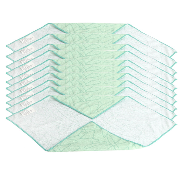 10 stk. Reaktivt trykt farvet håndklæde Absorberende mikrofiberhåndklæde til badeværelse Køkken 40x40cm