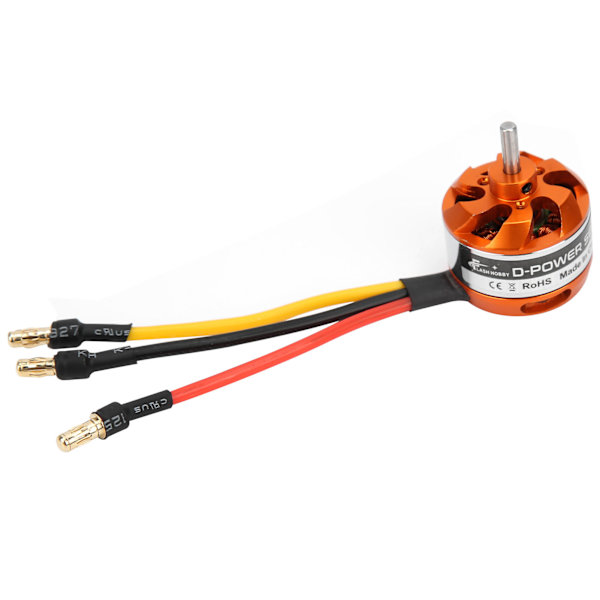 D2822 Borstlös motor med adapter RC-motorbyte för RC FixedWing-flygplan (1450KV)