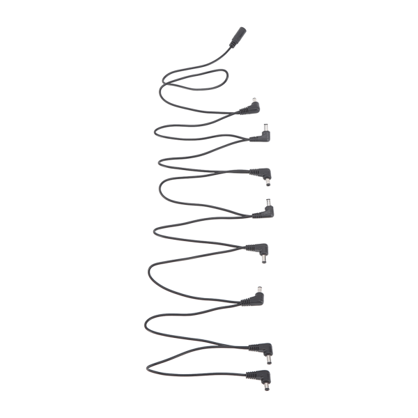 1 till 8-vägs Daisy Chain-kabel Gitarreffektpedal Power Splitterkabel för gitarreffektbräda