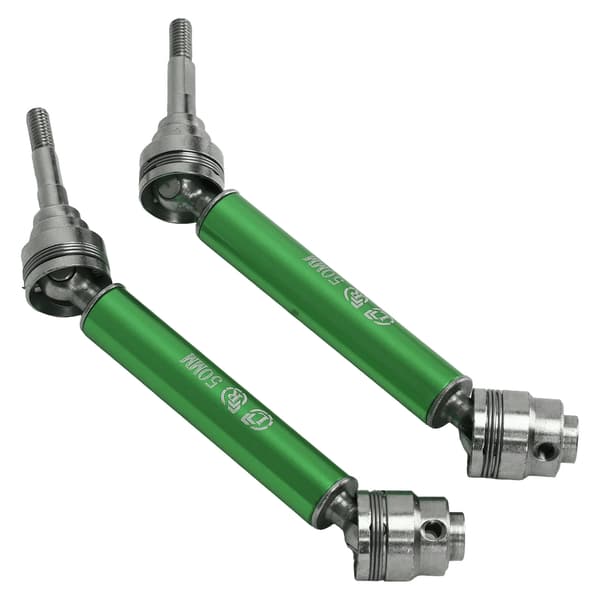 1 par RC frontdrivaksel stål aluminiumslegering rustsikker 1/10 fronttransmissionsaksel til TRAXXAS grøn