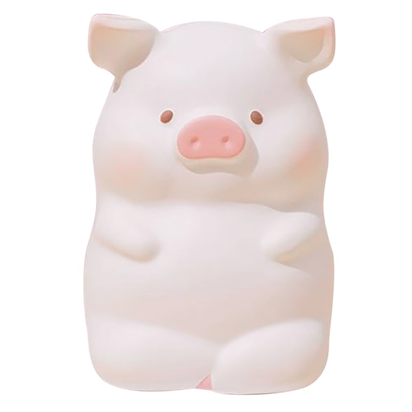 Squeeze Pig Toy PU Plastic Stress Relief Decompression Doll Desktop Decoration for Kids Adults