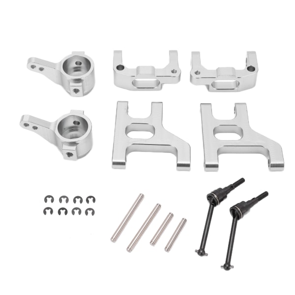 RC Drivaxel Set RC Svingarm Drivaxel Styrplatta Uppgraderingstillbehör för TAMIYA CC01 Silver