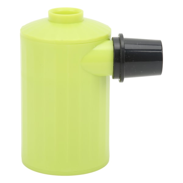 Bärbar miniluftpump utomhus multifunktions USB laddning elektrisk luftpump med 6 olika luftmunstycken gröna