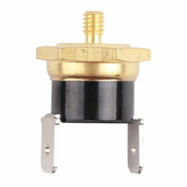 5 stk. KSD301 kobbertermostat bimetallisk normalt lukket M4 snap-disk temperatursensor 250V 80℃