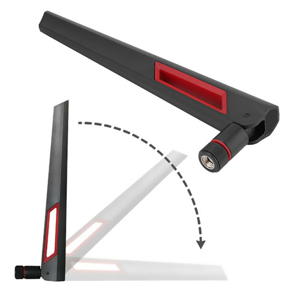 Til ASUS 8DBi trådløs routerantenne med understøttelse af Rp sMA-interface 2,4Ghz-5Ghz Spectrum(4PCS)
