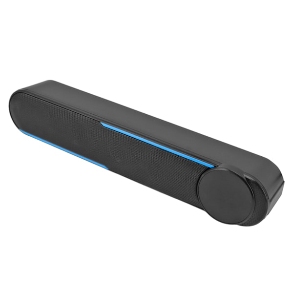Kablet Soundbar Højttaler Touch Control HiFi Surround Sound Undgå magnetisk USB 2.0 Kablet Desktop Soundbar med LED-lys