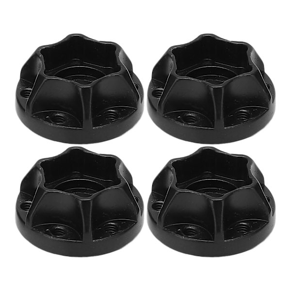 4 stk. 12 mm hjul sekskant nav tykkelse 10 mm til 1/10 RC modelbil generel anvendelse 1,9 tommer 2,2 tommer hjul
