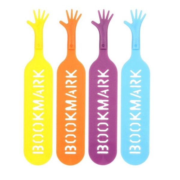 Silicone Fingertip Bookmarks - Pack of 4