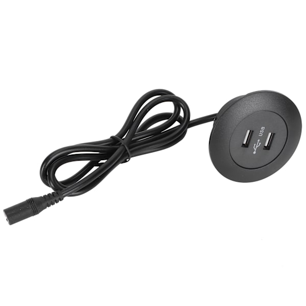 Dobbel USB2.0 ladesokkel telefonlader for elektrisk lenestol sofa hjemmemøbler deler svart EU-plugg 100‑240V