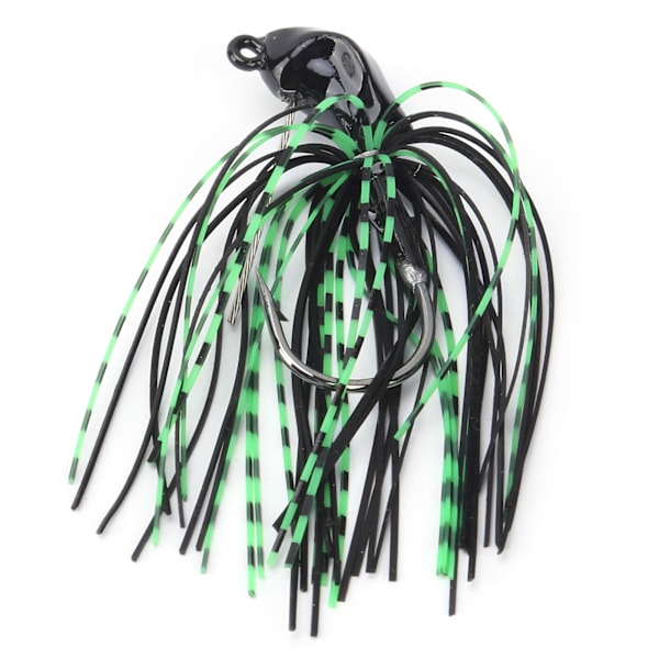 Willow Leaf Spinnerbait Anti-hengende bunnfiske lokke Spinner agn for fersk havabbor Svart