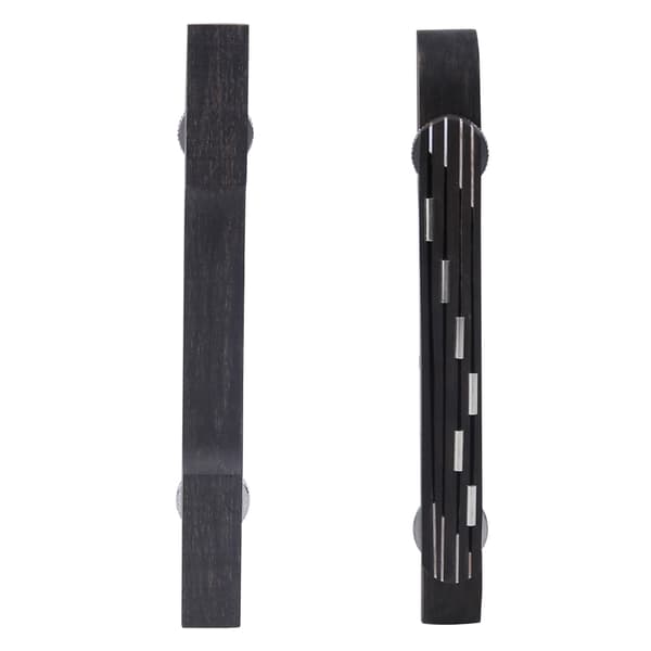 GO104 Ebenholts Gitarrstall Jazzgitarrtillbehör med 6-punkts justerbar höjd 21~26mm