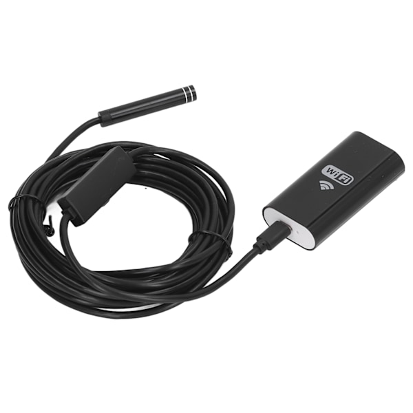 Wifi Endoskop Kamera 2MP HD IP67 Vandtæt 8mm Linse 5m Linje Boreskop Inspektionskamera med 8 LED Lamper