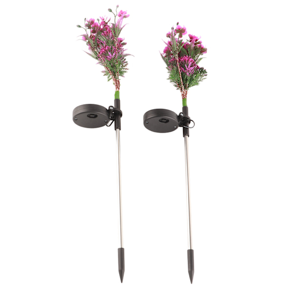 Utomhusljusutsändande Phalaenopsis markinsats dekorativa gräsmattslampor solcellsblomsterlampor